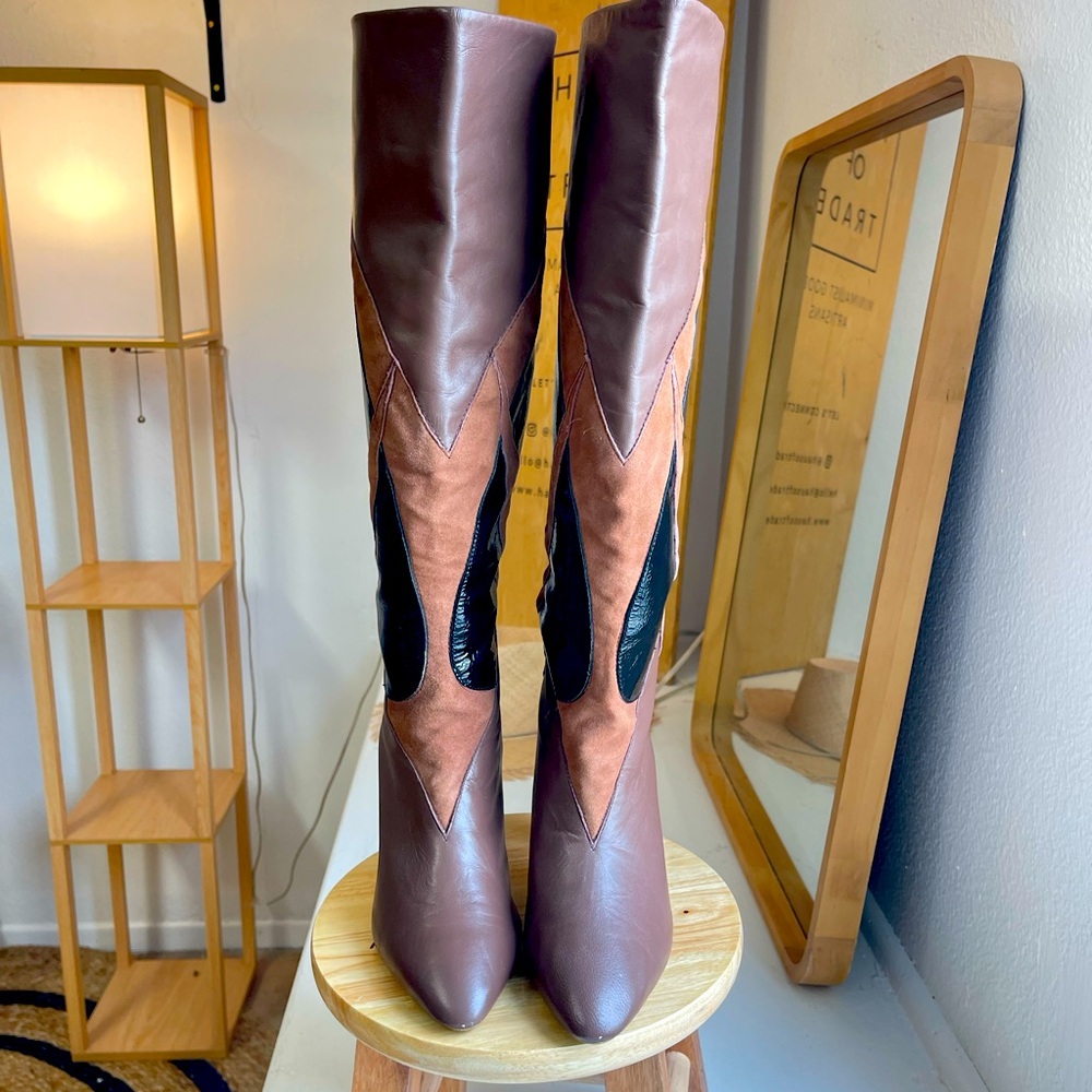 Anthropologie 80/20% Brazilian Taupe Boots 9